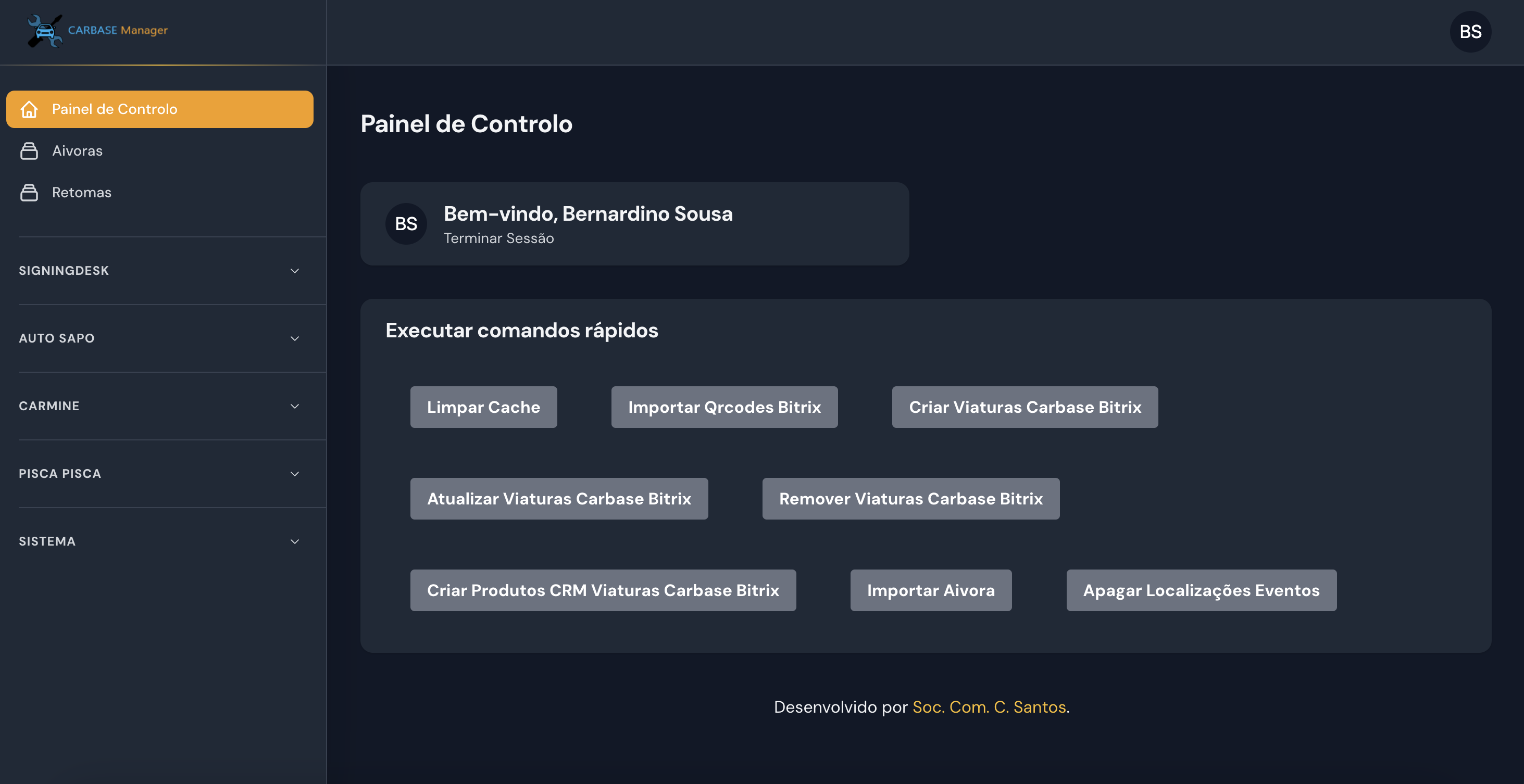 Portal Sociedade Comercial C. Santos